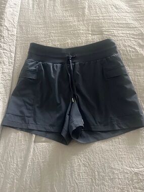 Athletic Drawstring Navy Women's Performance Shorts